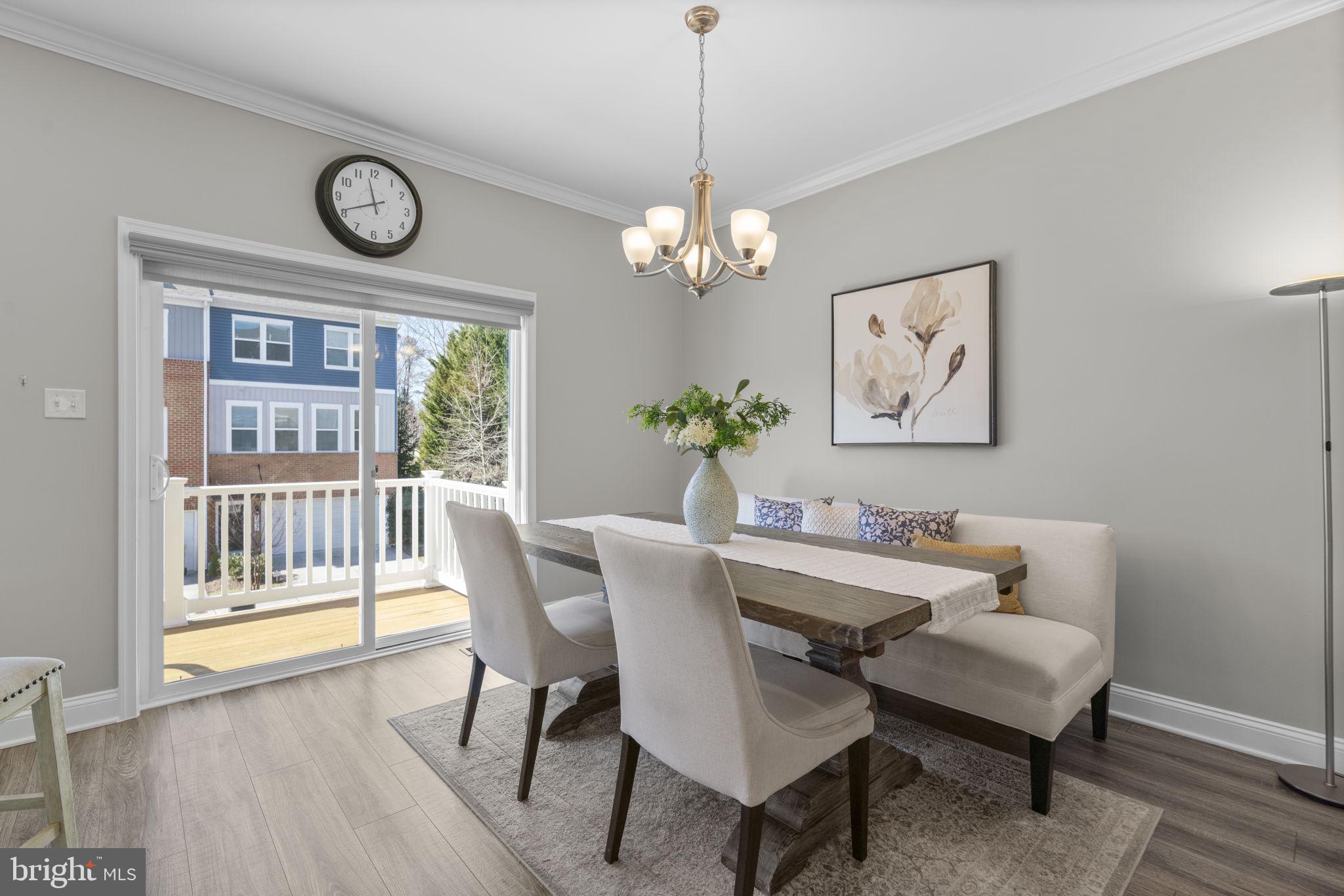 204 Bethel Alley Edgewater, MD 21037 - Photo 14 of 34 Dining room with access to deck