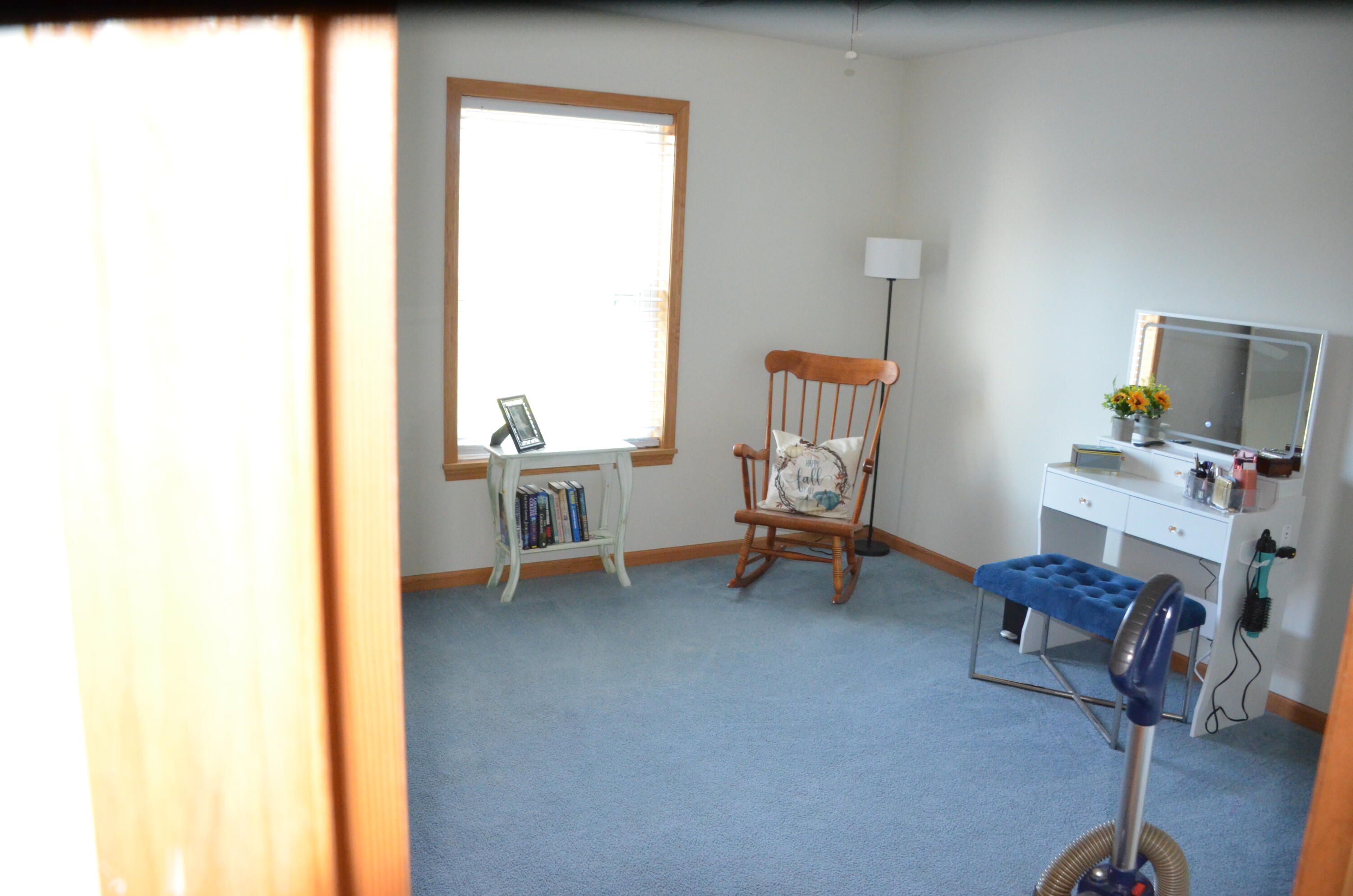 8262 Heron Lake Road St. John, IN 46373 - Photo 33 of 51 a view of a workspace with furniture and a window