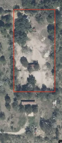 a view of a road with water fountain