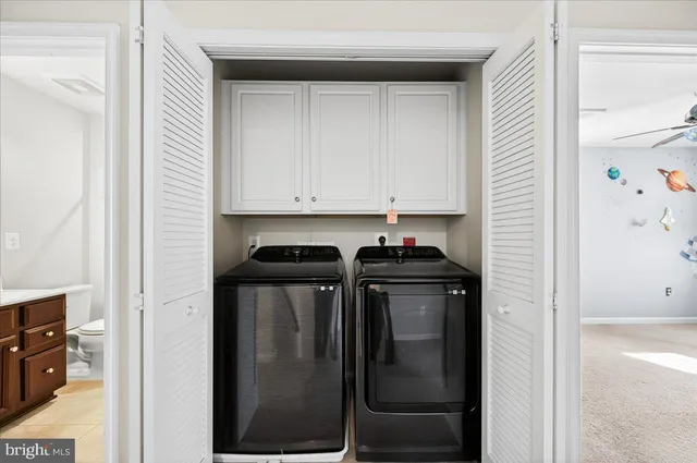 a view of washer and dryer