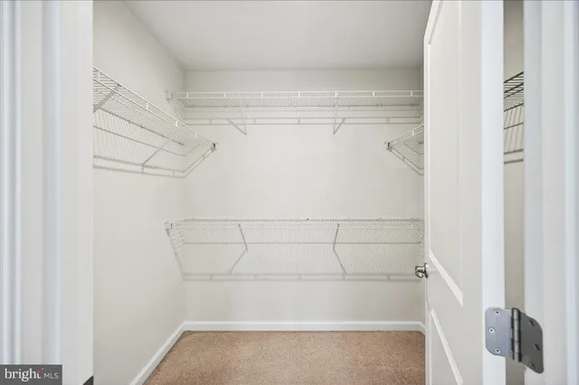 a view of walk in closet