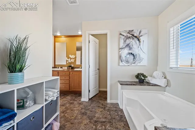 a room with furniture and window