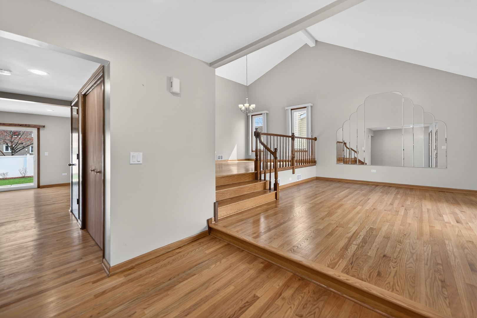 1281 Scarlet Drive Addison, IL 60101 - Photo 5 of 38 a view of empty room with wooden floor