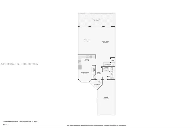 $515,000 | 3373 Deer Creek Lake Shore Drive, Deerfield Beach, FL 33442