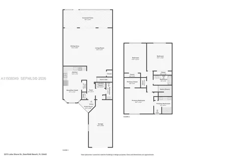 $515,000 | 3373 Deer Creek Lake Shore Drive, Deerfield Beach, FL 33442