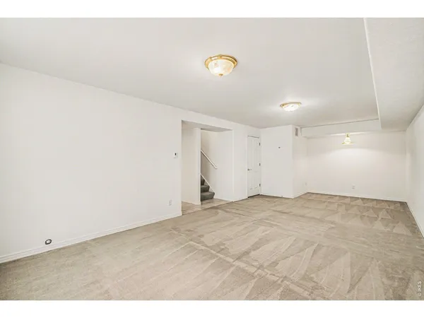 a view of empty room