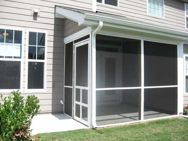 9133 Wooden Road, Unit 242 Raleigh, NC 27617 - Photo 6 of 9 Screened Porch overlooks pond!