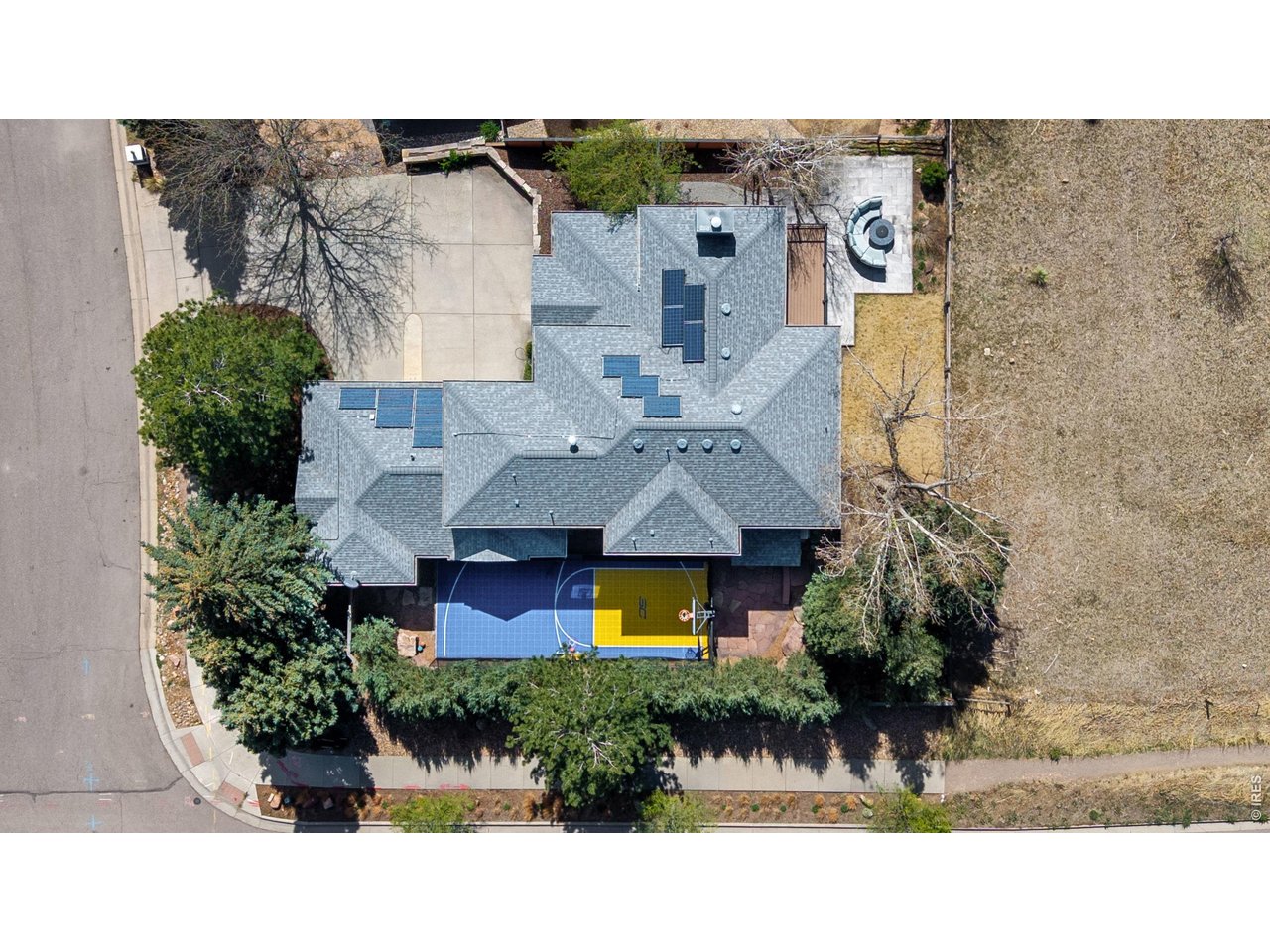 4825 6th Street Boulder, CO 80304 - Photo 37 of 50 an aerial view of a house with a garden