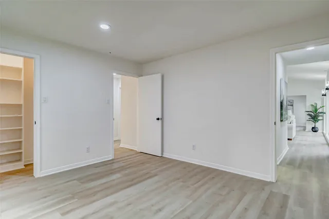 a mirror with vanity