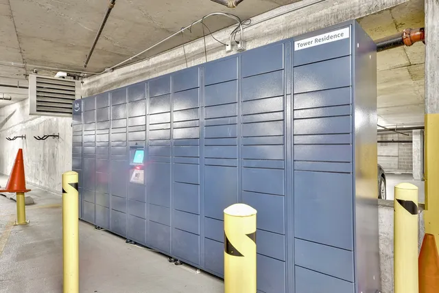 a view of a livingroom with furniture and a chandelier