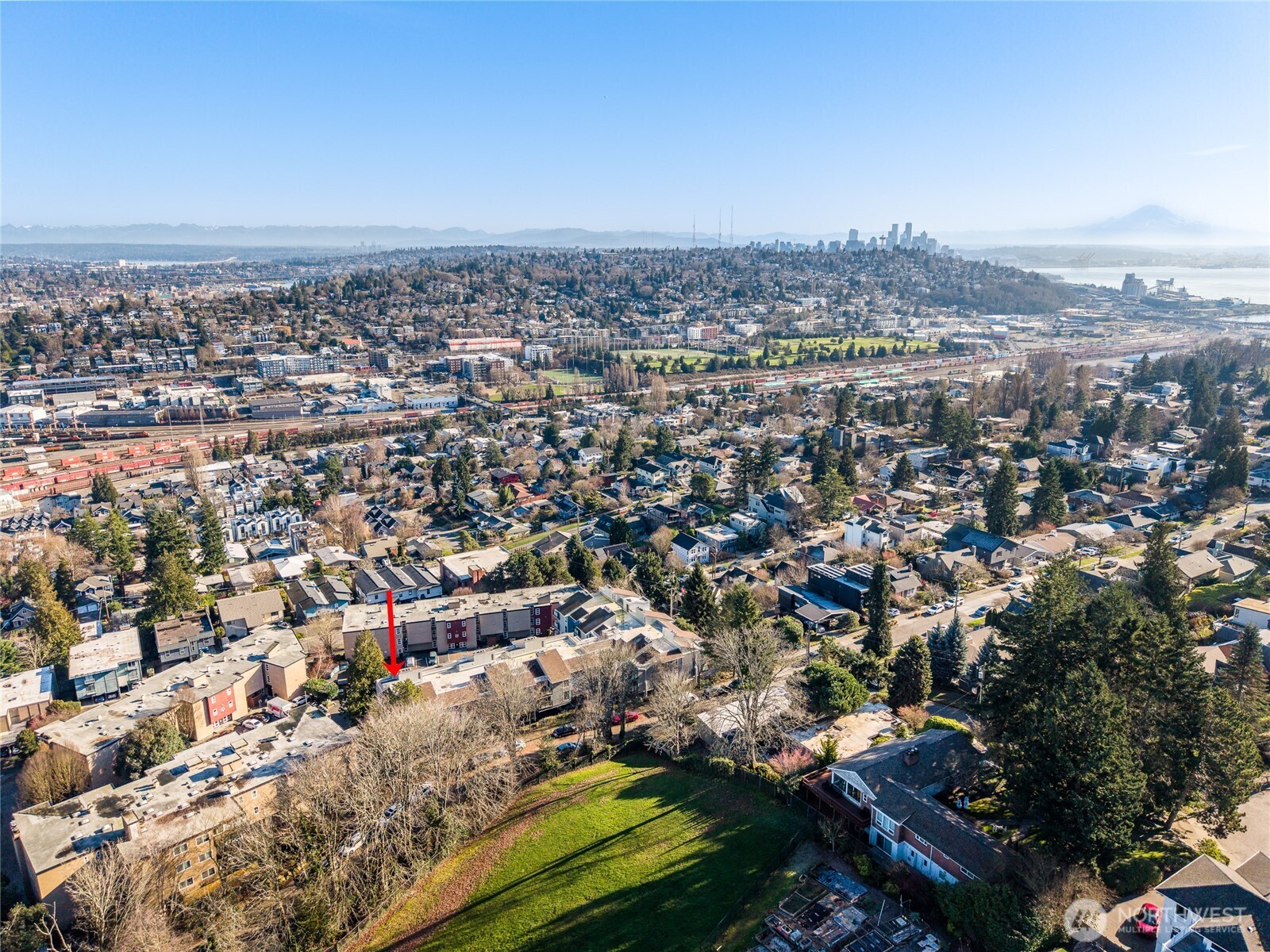 2510 West Bertona Street, Unit 428 Seattle, WA 98199 - Photo 34 of 35 an aerial view of a city