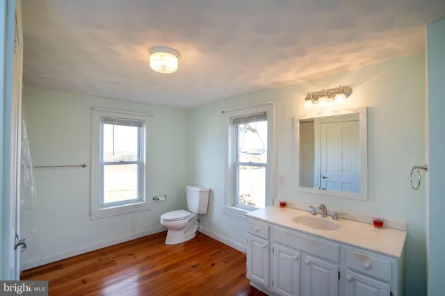 a view of a room with a wardrobe space