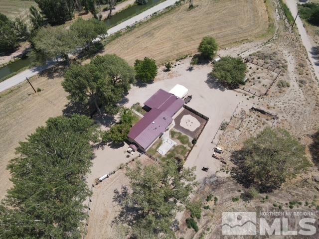 3425 Sorensen Road Fallon, NV 89406 - Photo 34 of 37 an aerial view of a house with a yard