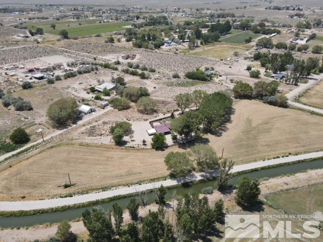 3425 Sorensen Road Fallon, NV 89406 - Photo 36 of 37 an aerial view of a house with a yard