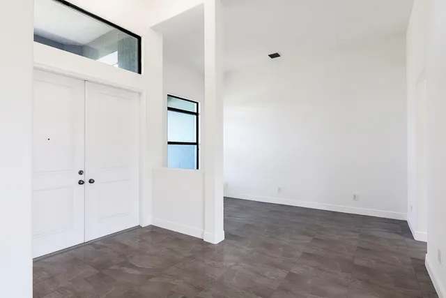 a view of an empty room