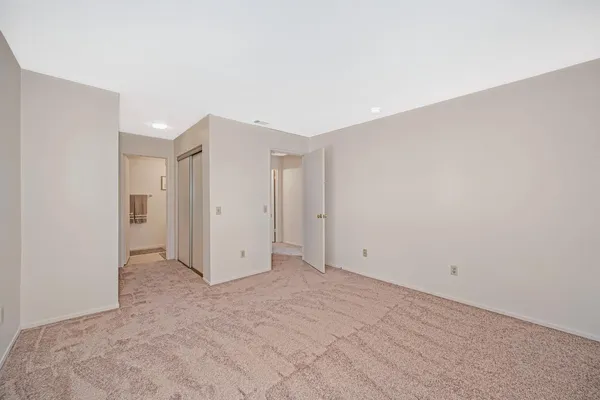 an empty room with a empty space