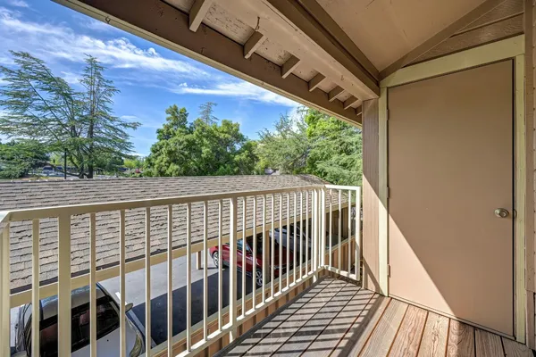 a view of front door and porch