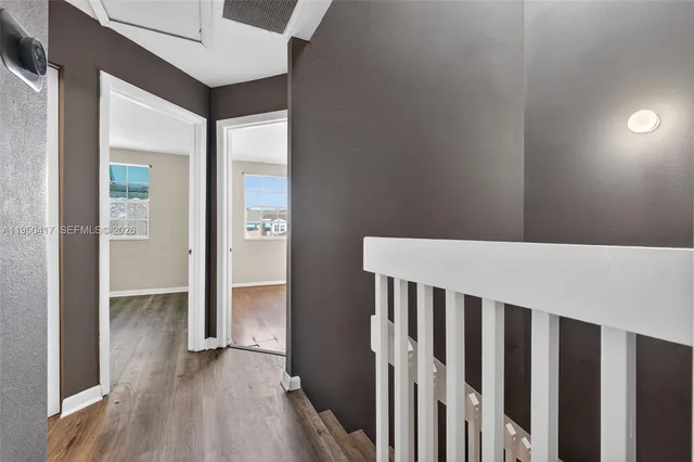 a view of wooden floor