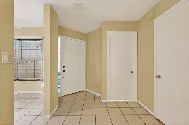 a view of an empty room