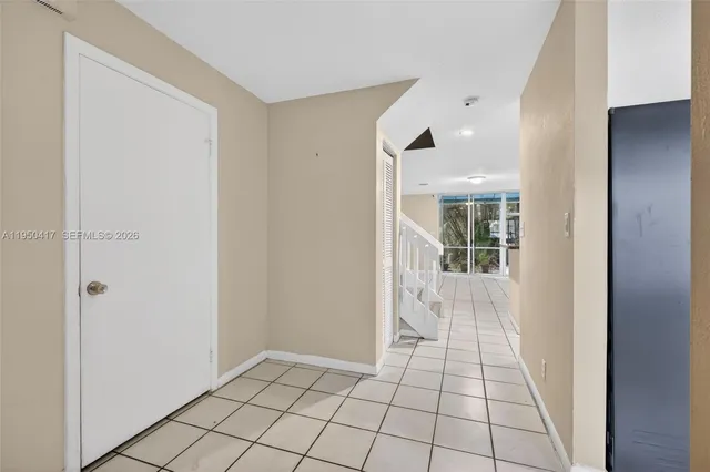 a view of empty room