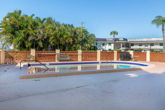 a view of a balcony with city view