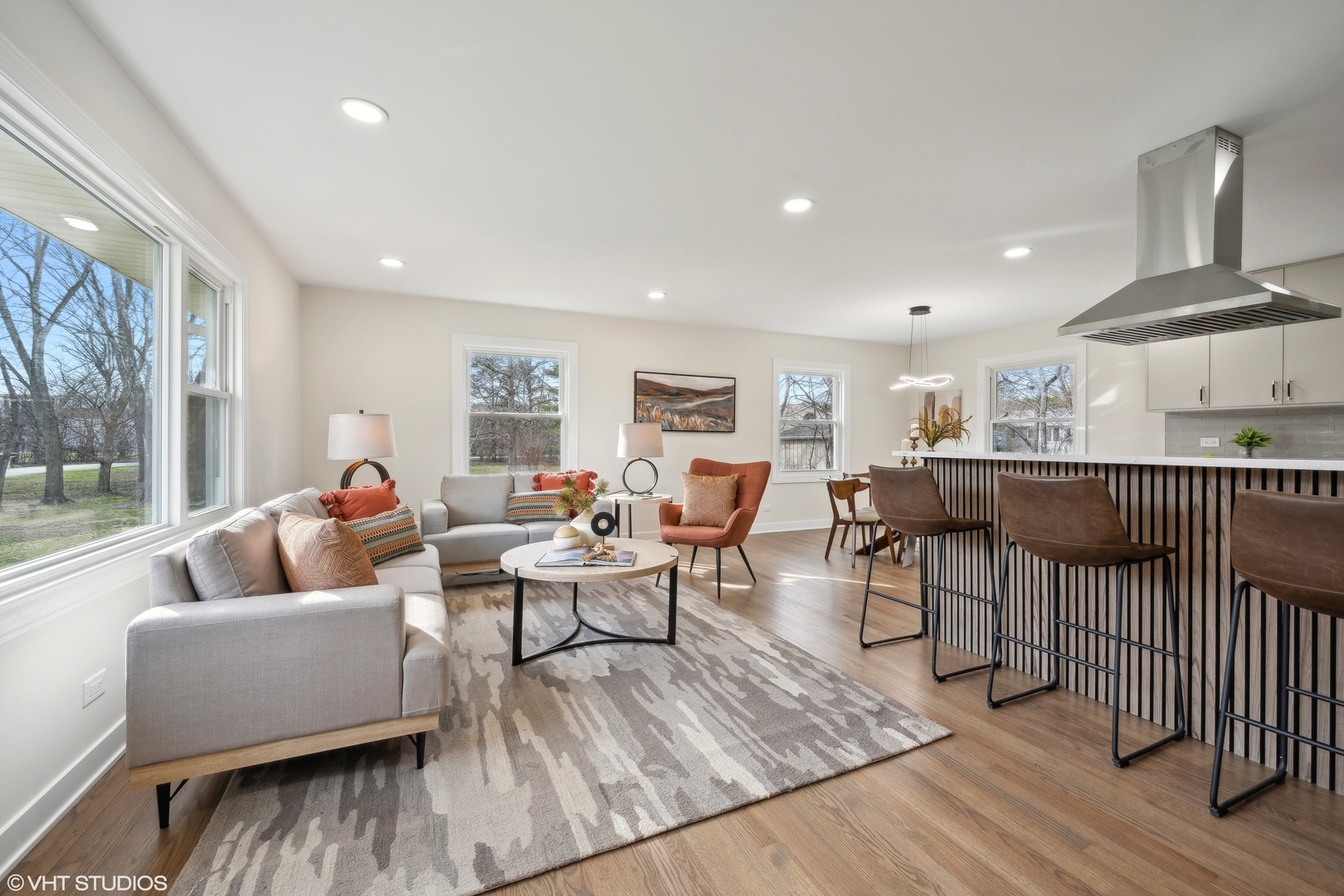 26340 West Merton Road Barrington, IL 60010 - Photo 9 of 22 a living room with furniture and a wooden floor