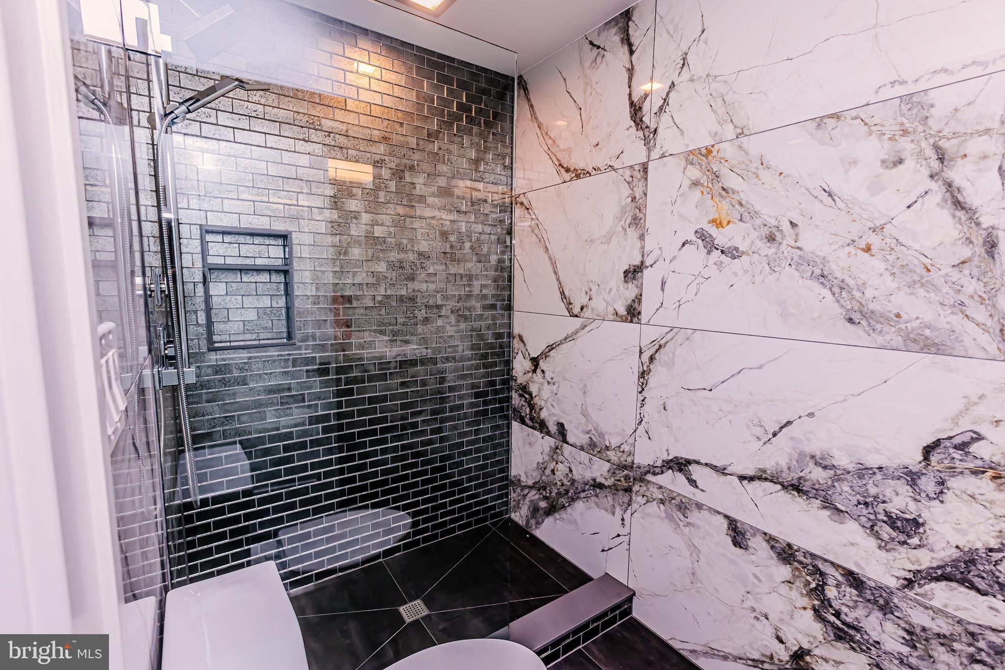 1091 Highland Road Newtown, PA 18940 - Photo 61 of 128 European crafted marble tiles (Hall Bathroom)