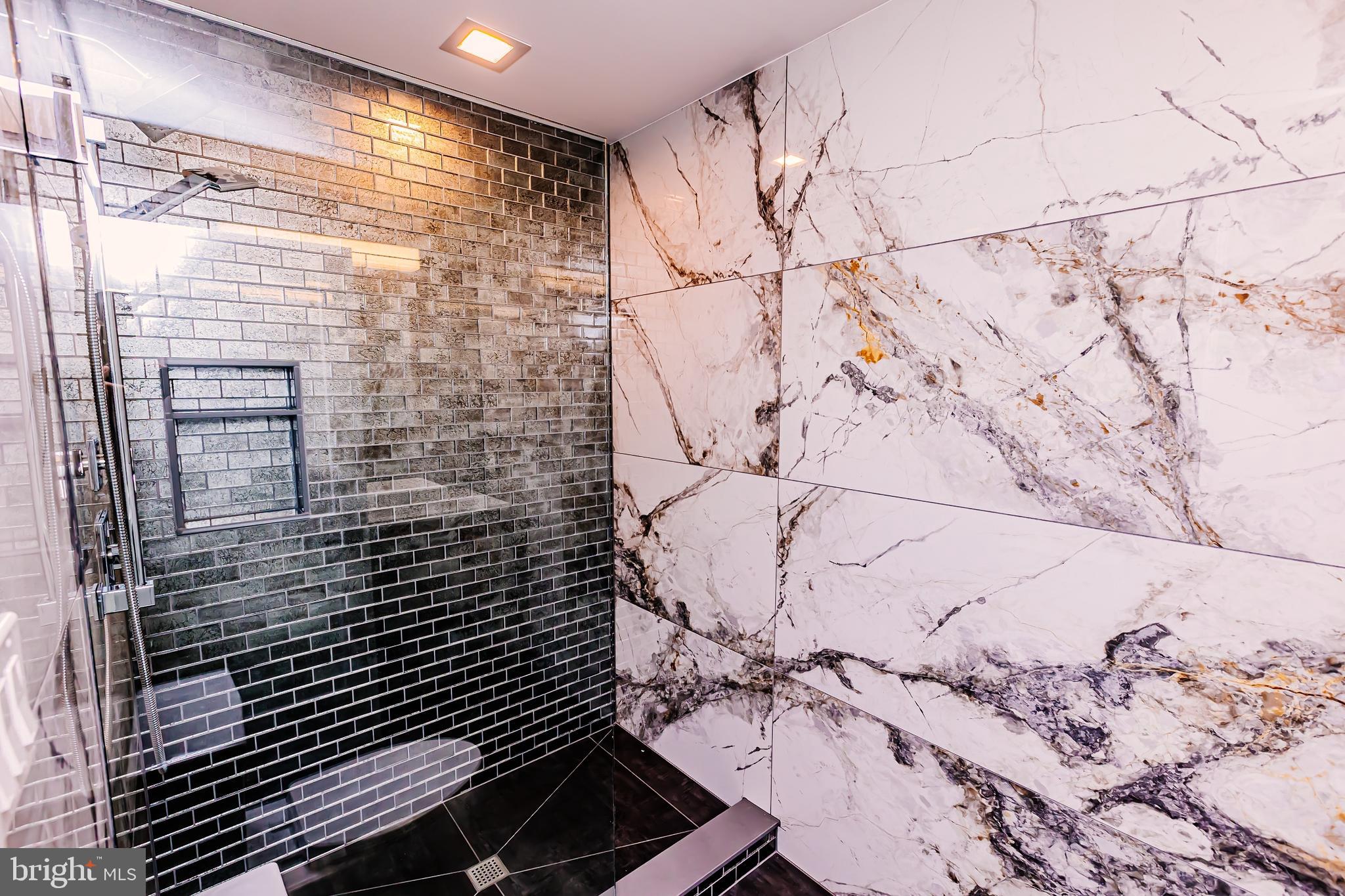 1091 Highland Road Newtown, PA 18940 - Photo 64 of 128 European crafted marble tiles (Hall Bathroom)