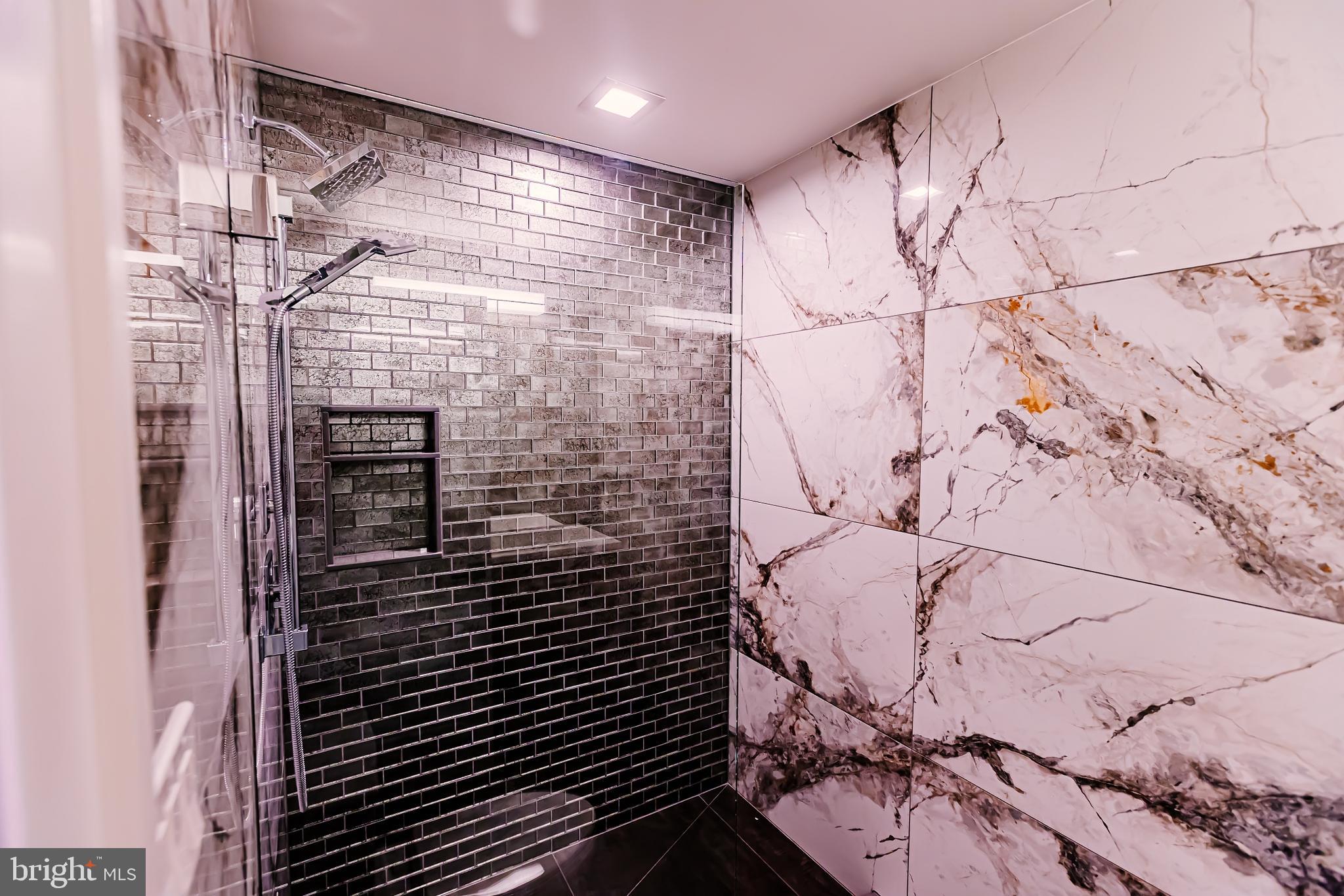 1091 Highland Road Newtown, PA 18940 - Photo 65 of 128 European crafted marble tiles (Hall Bathroom)