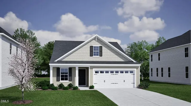 a view of house with yard and entertaining space
