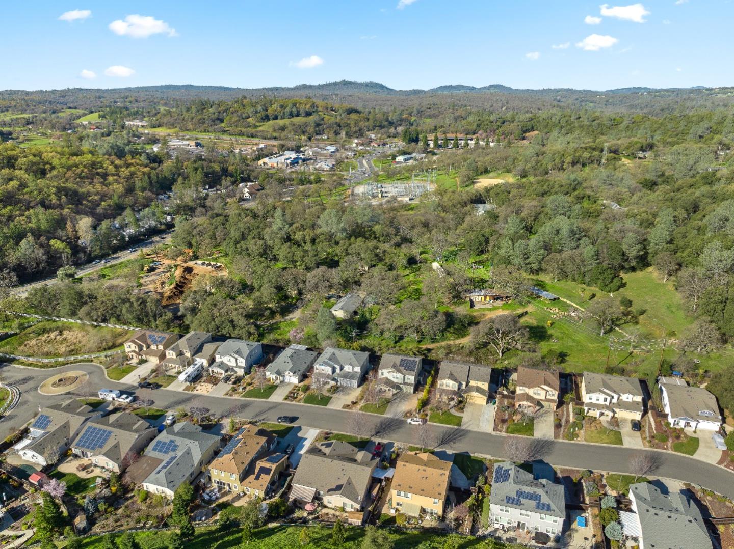 10264 Combie Road Grass Valley, CA 95949 - Photo 4 of 53 an aerial view of residential houses with outdoor space and trees