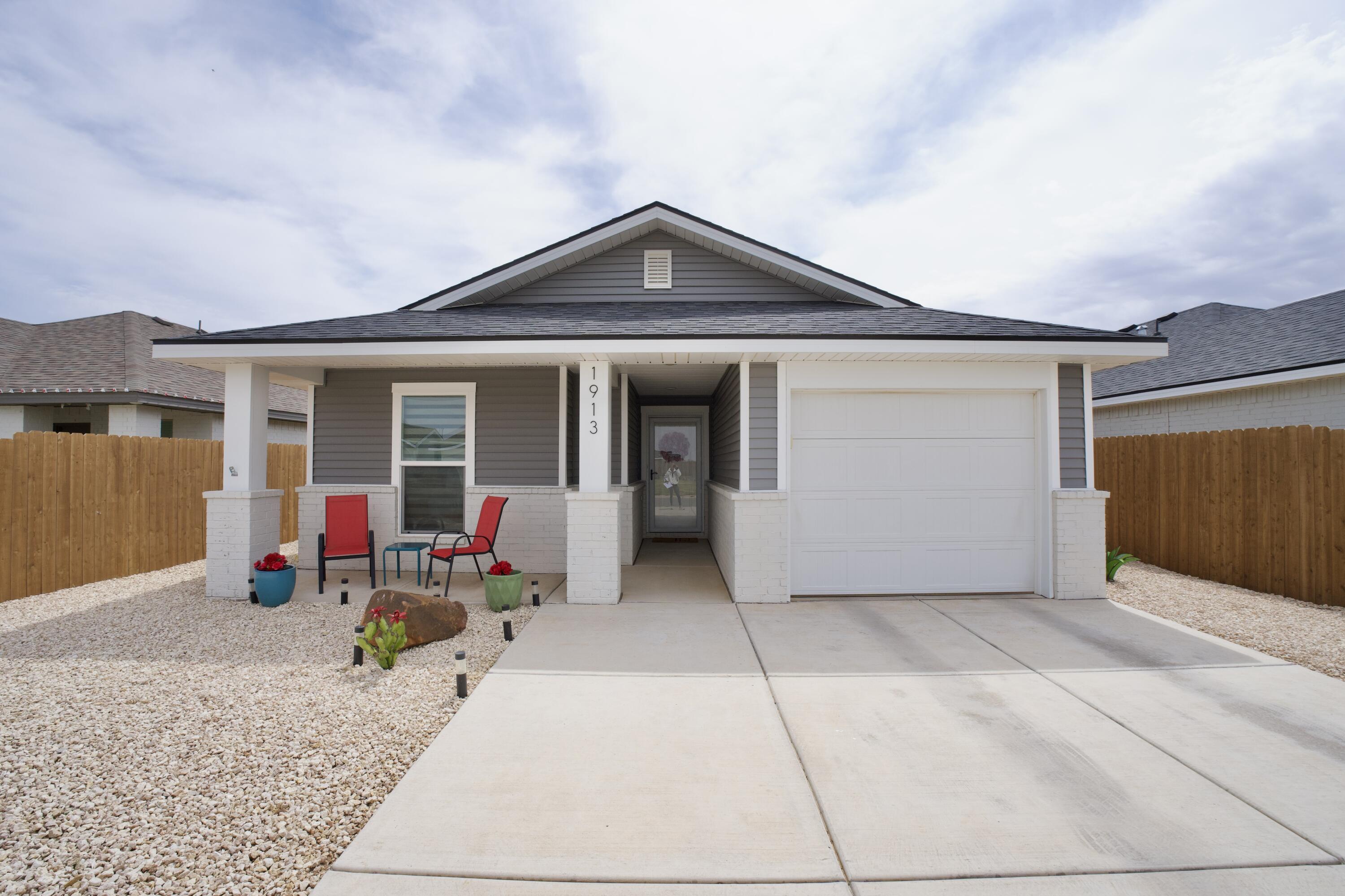 a view of a house with patio