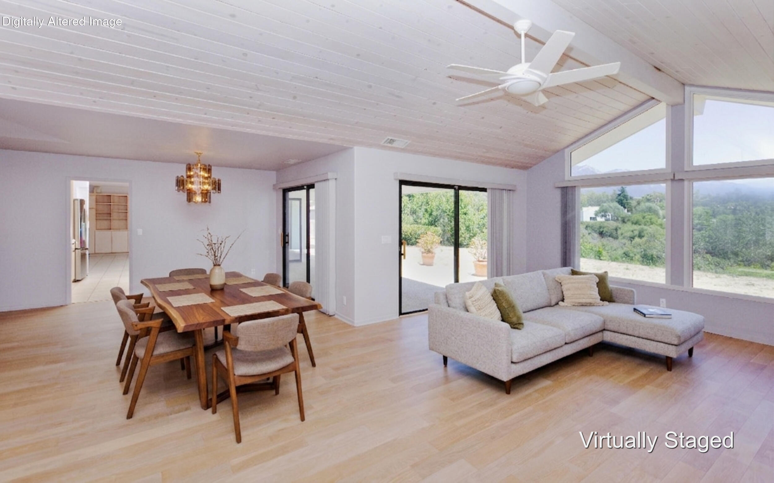 940 Camino Del Rio Santa Barbara, CA 93110 - Photo 4 of 28 Living & Dining Virtually Staged