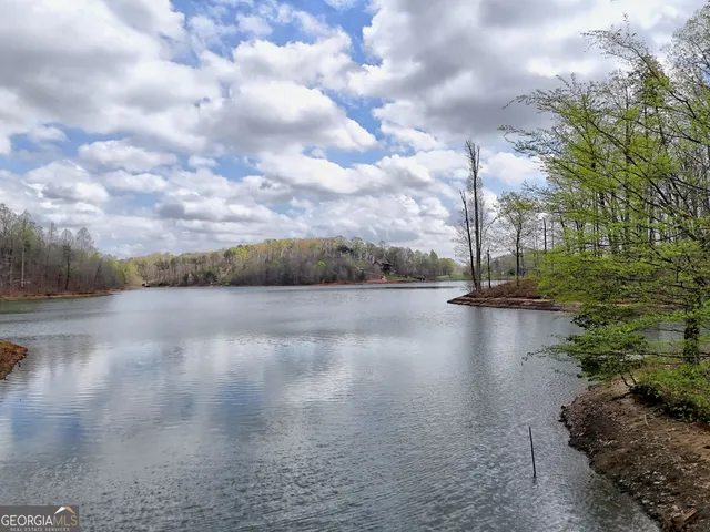 a view of a lake with a lake