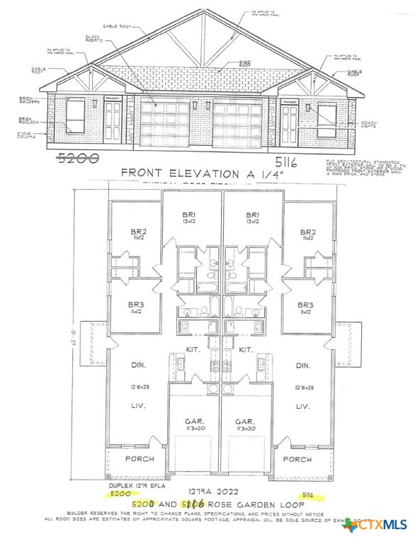 5116 Rose Gdn Loop Killeen, TX 76542 - Photo 1 of 1 a black and white photo of a