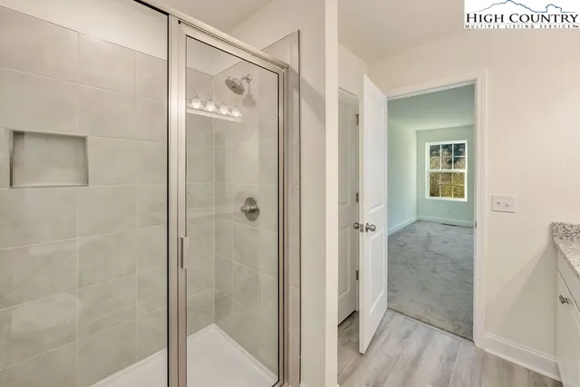 a house view with a outdoor space