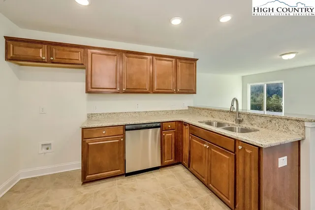 a view of a balcony with mountain view