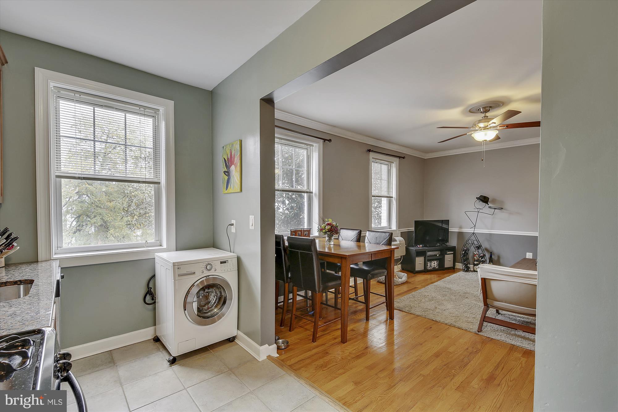 1816 Kalorama Road Northwest, Unit 302 Washington, DC 20009 - Photo 10 of 45 Window in kitchen and W/D combo