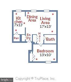 1816 Kalorama Road Northwest, Unit 302 Washington, DC 20009 - Photo 45 of 45 Floor Plan
