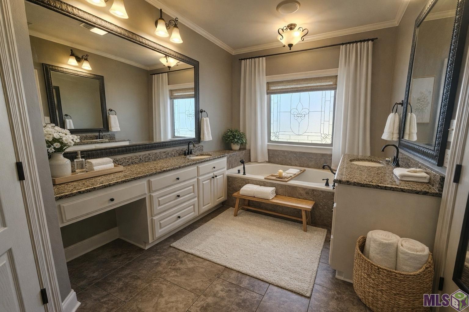 16384 Ronnie Road Prairieville, LA 70769 - Photo 4 of 12 Primary BAthroom-Virtually Staged