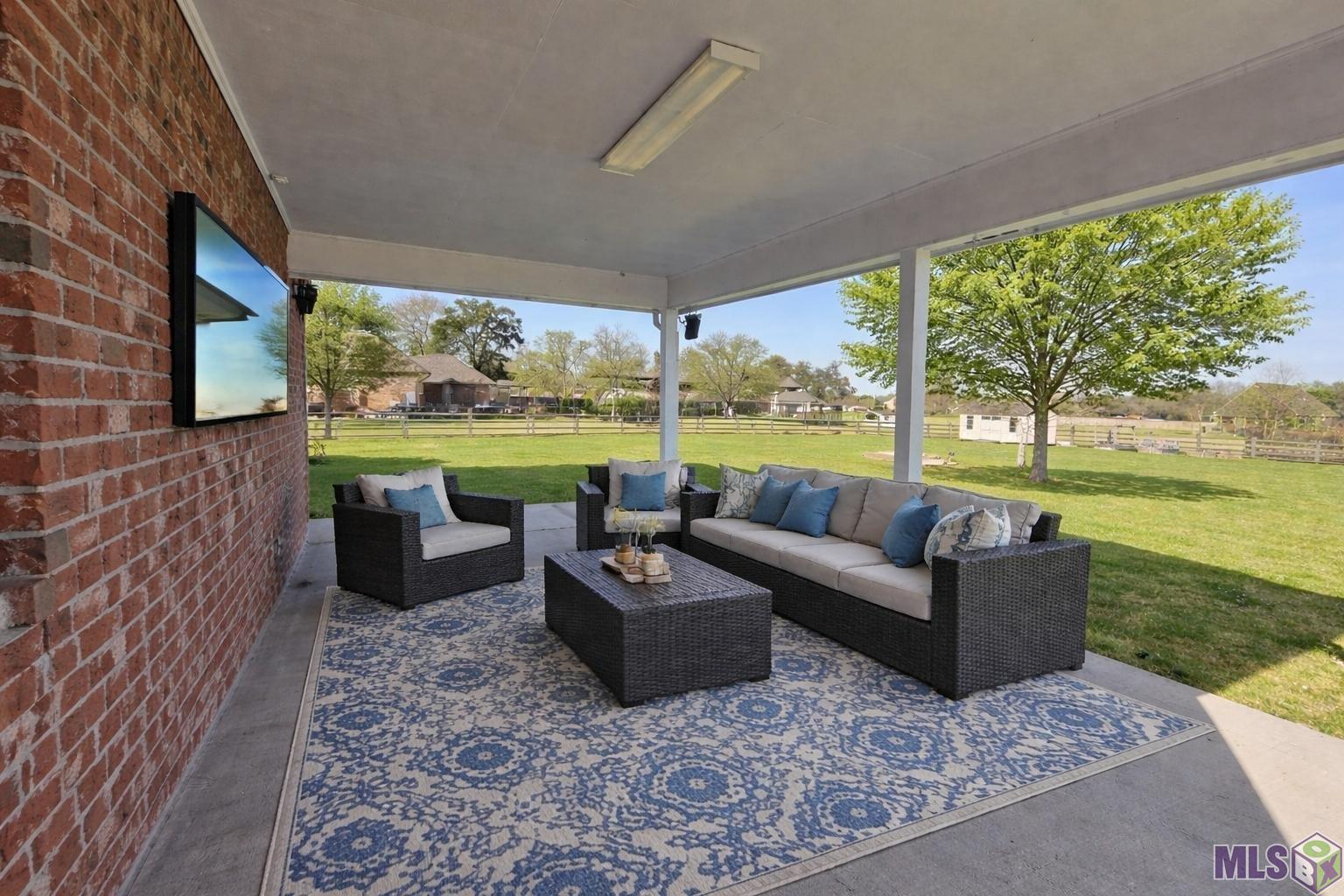 16384 Ronnie Road Prairieville, LA 70769 - Photo 9 of 12 Covered Patio-Virtually Staged