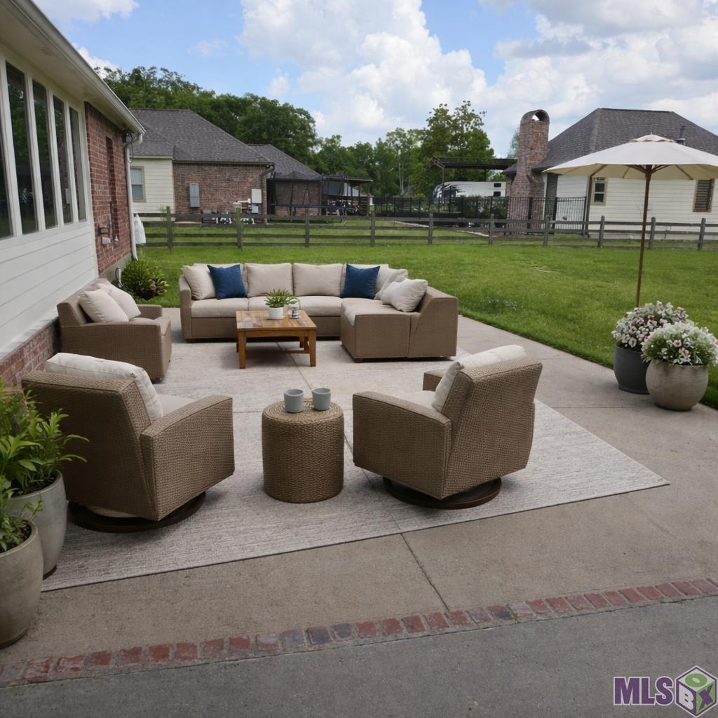 16384 Ronnie Road Prairieville, LA 70769 - Photo 10 of 12 Open Patio-Virtually Staged