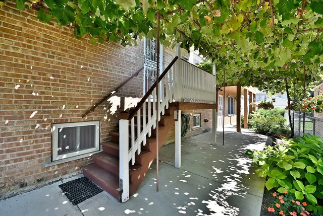 a view of outdoor space and deck