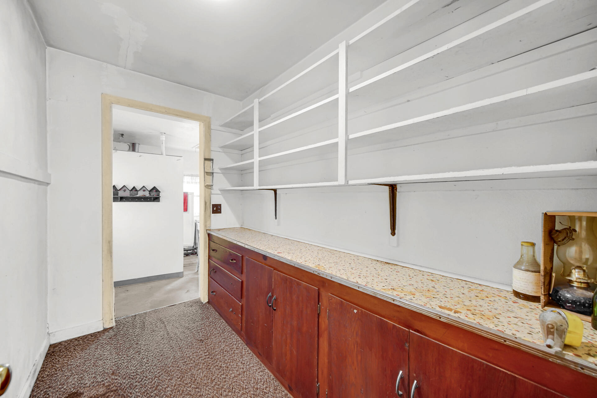 1288 North Brummitt Road Chesterton, IN 46304 - Photo 16 of 23 a view of a storage and utility room with closet