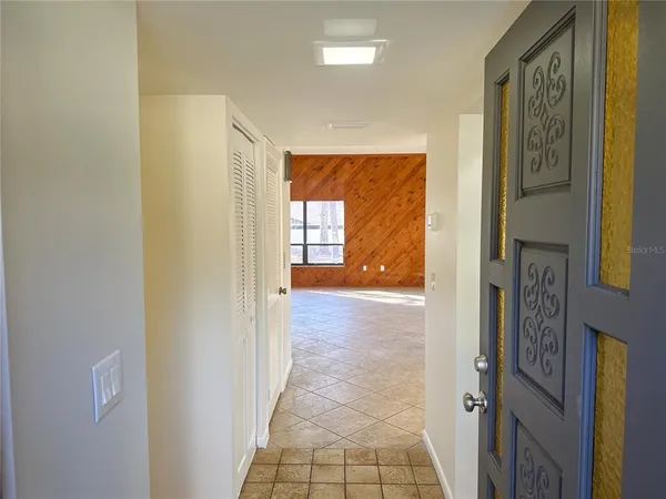 a view of an entryway door