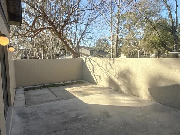 a view of yard and tree