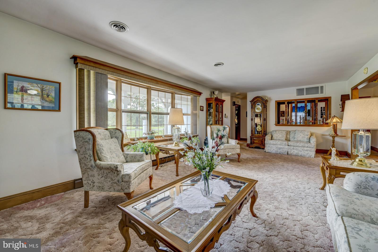 305 Eayrestown Road Southampton, NJ 08088 - Photo 10 of 35 Living Room with Large Windows