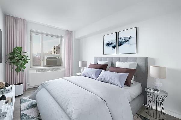 451 East 14th Street, Unit 4F Manhattan, NY 10009 - Photo 4 of 6 a bedroom with a bed and a window