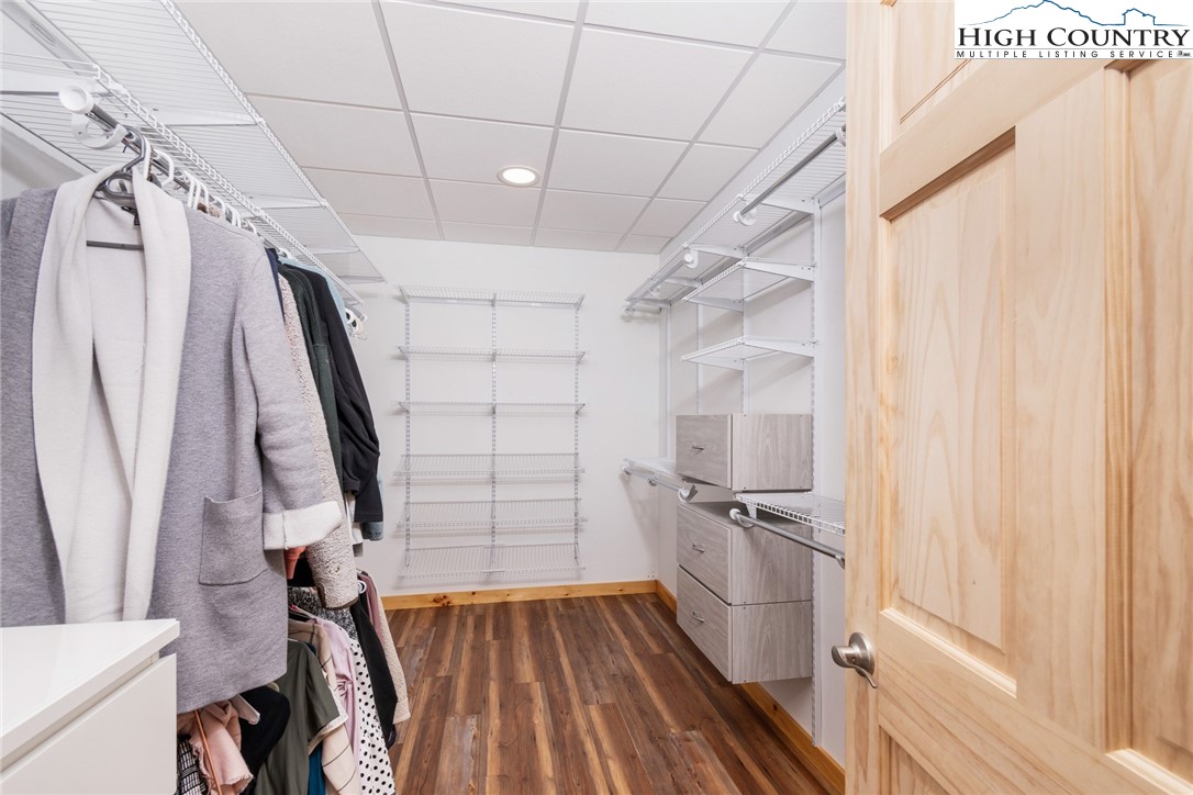 198 Eagles Path Boone, NC 28607 - Photo 40 of 44 a view of walk in closet with clothes and shoes