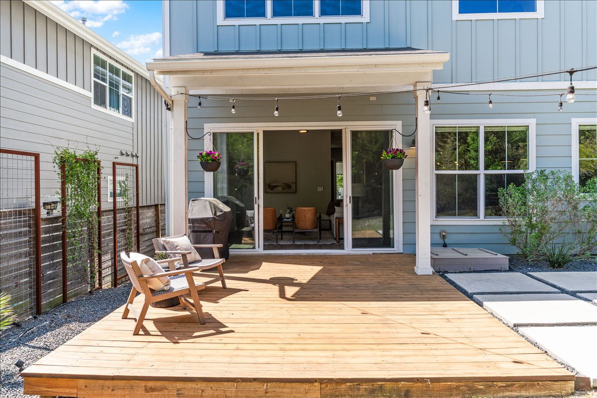 7910 Ryans Way Austin, TX 78726 - Photo 35 of 39 A spacious wood deck creates a comfortable area for outdoor seating and gatherings.